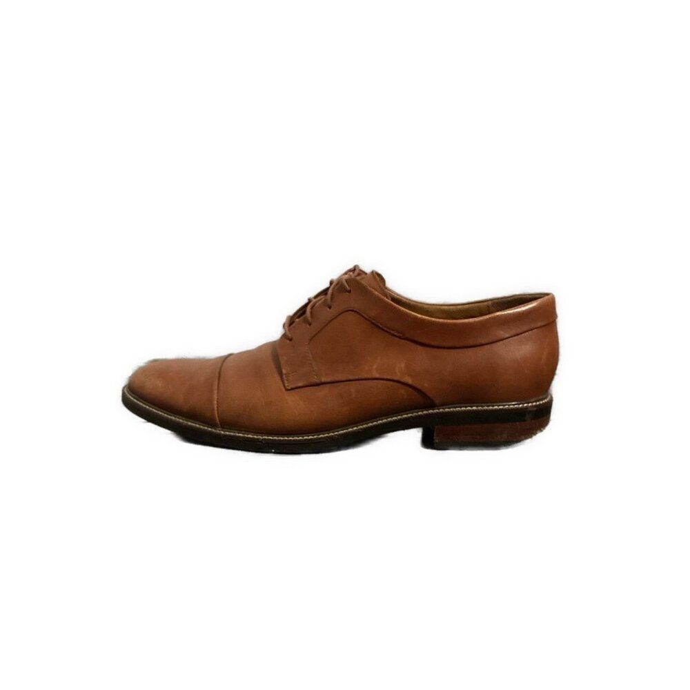 cole haan mens tan brown leather Oxfords Shoes 10.5